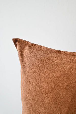 COTTON/ LINEN - RUST