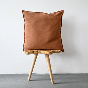 COTTON/ LINEN - RUST