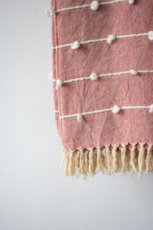 THROW BLANKET - ROSEWOOD