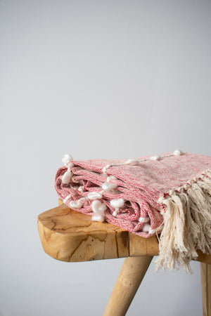 THROW BLANKET - ROSEWOOD