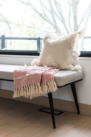 THROW BLANKET - ROSEWOOD