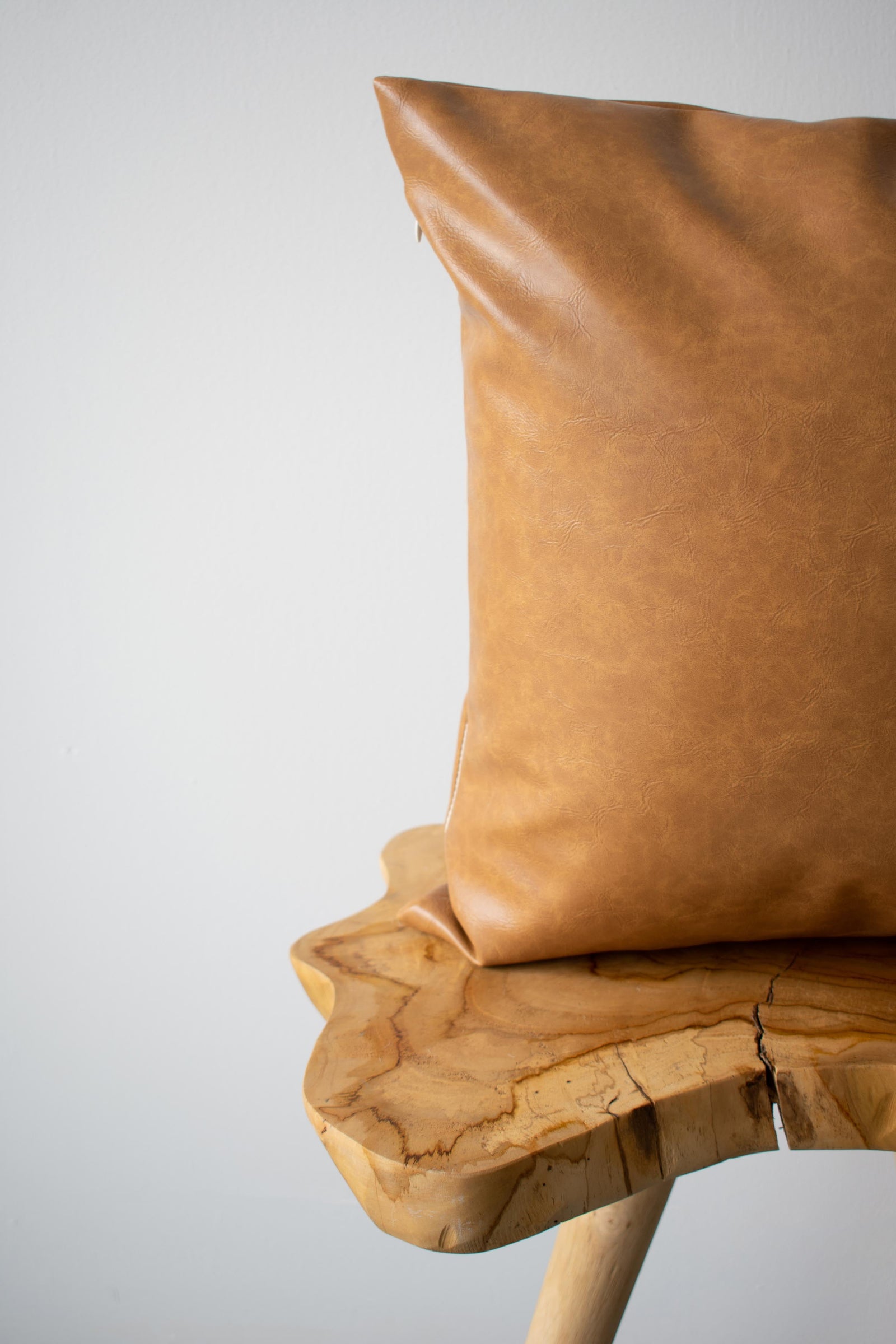 VEGAN LEATHER- COGNAC