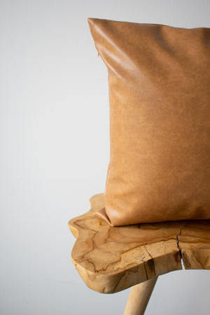 VEGAN LEATHER- COGNAC