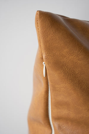 VEGAN LEATHER- COGNAC