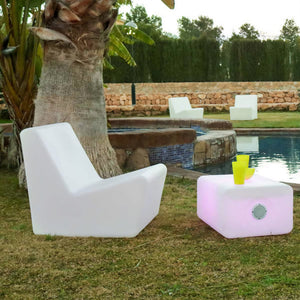 Tarida Indoor/Outdoor Chair with integrated LED lighting