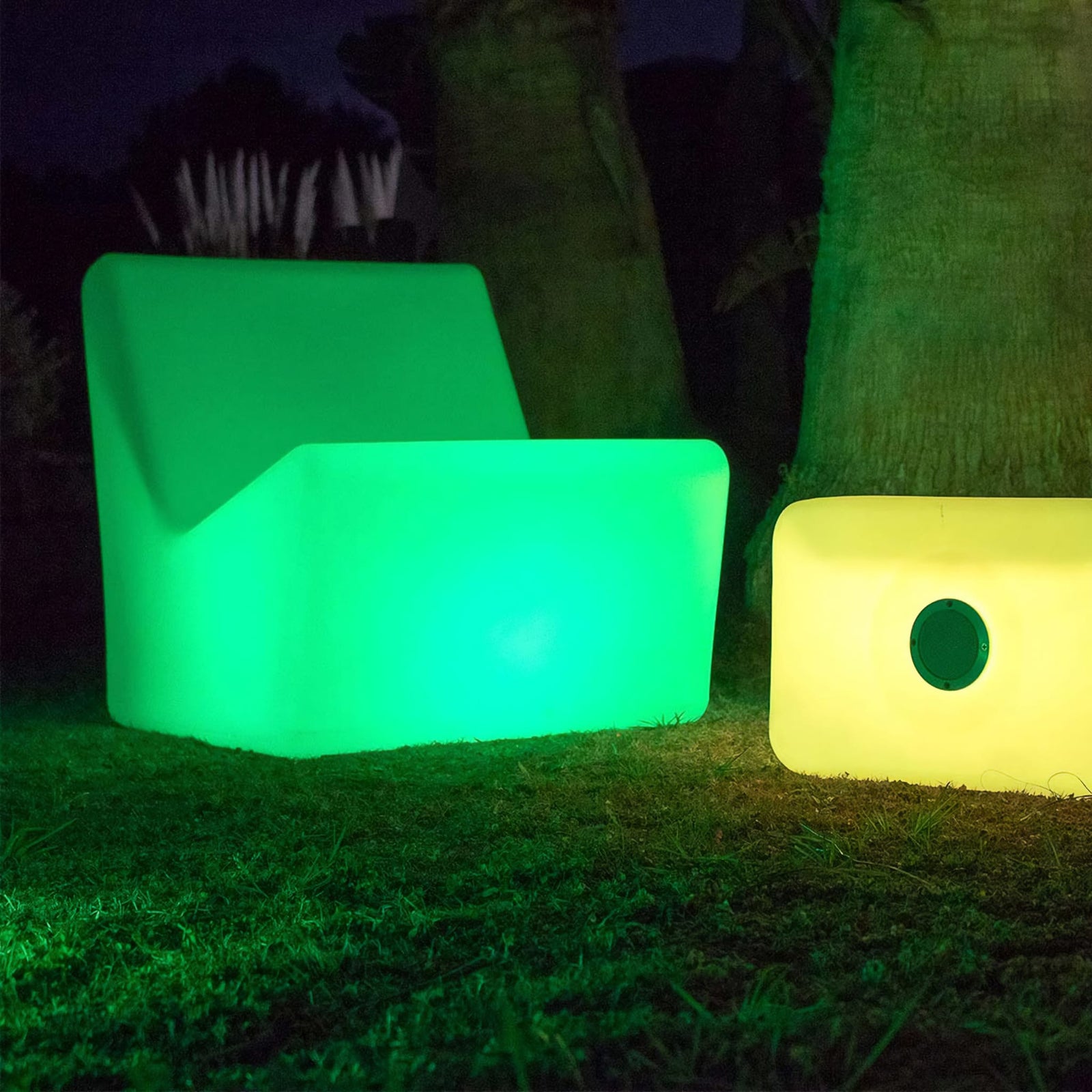 Tarida Indoor/Outdoor Chair with integrated LED lighting