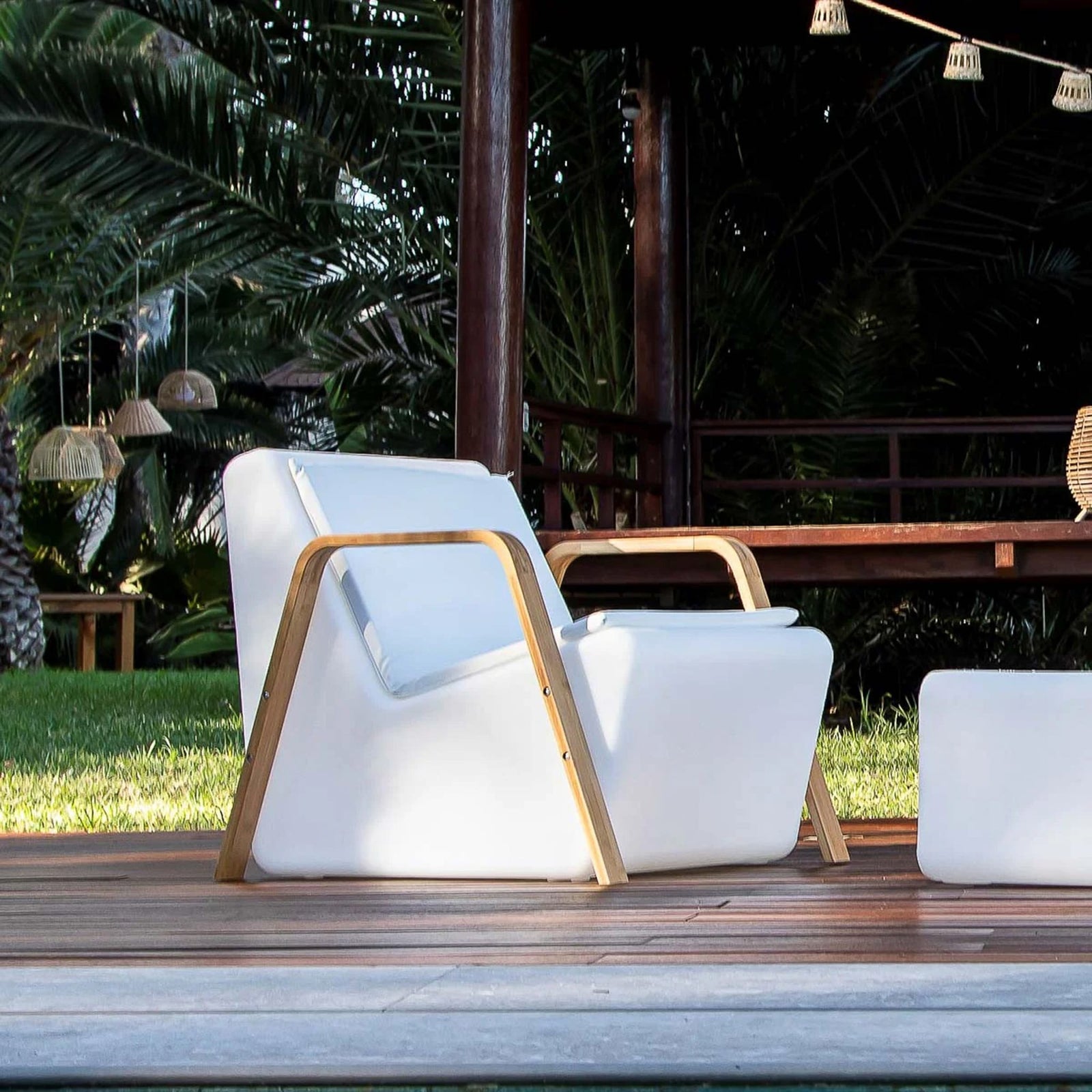 Tarida Indoor/Outdoor Chair with integrated LED lighting