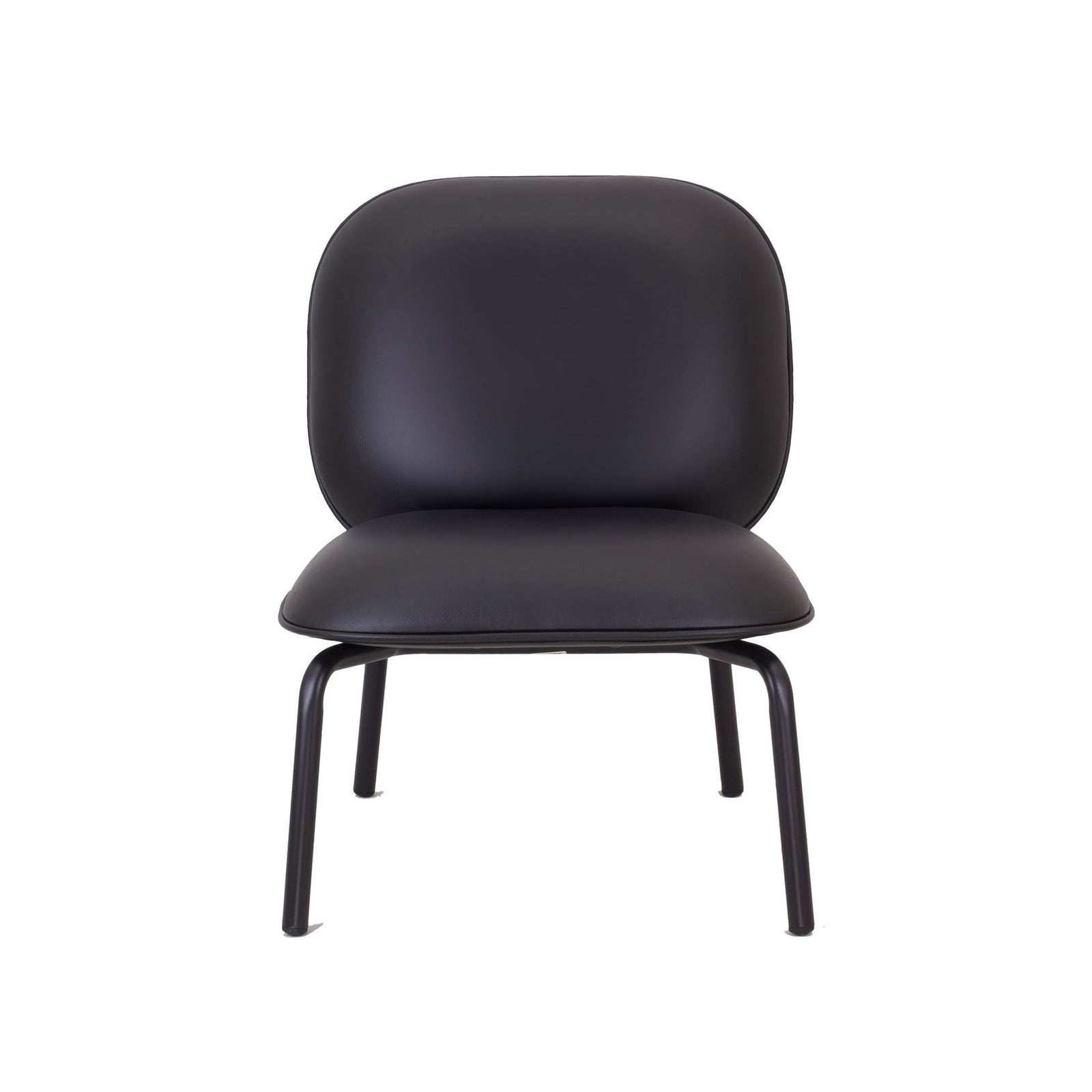 Tasca Lounge Chair & Ottoman Eco Leather Fabric - Indoor Use