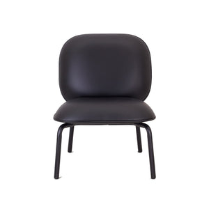 Tasca Lounge Chair & Ottoman Eco Leather Fabric - Indoor Use