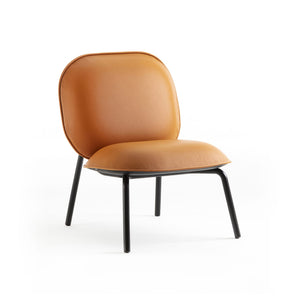 Tasca Lounge Chair & Ottoman Eco Leather Fabric - Indoor Use