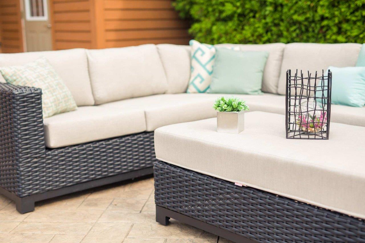 Trillium 6‑Seat Sectional with Sunbrella® Cushions