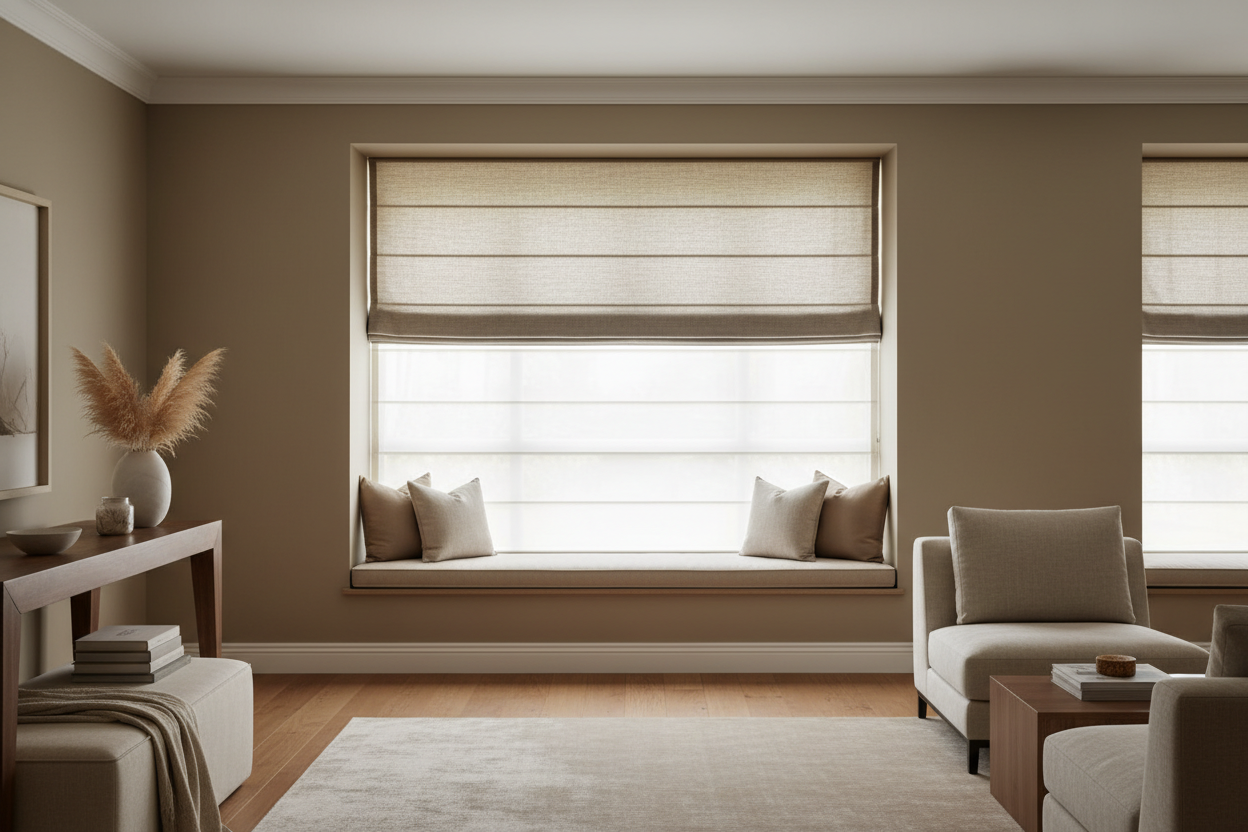 Hunter Douglas Roman Blinds beautiful