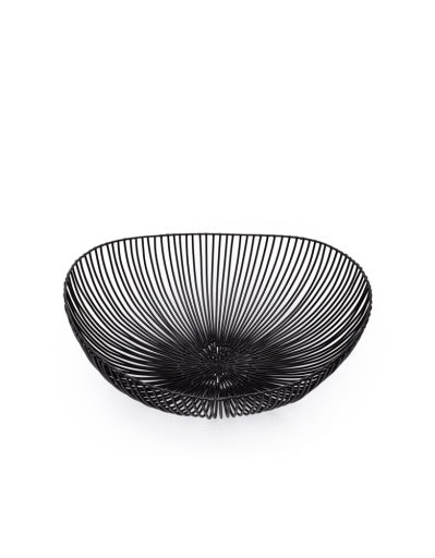 BASKET OVAL BLACK MEO