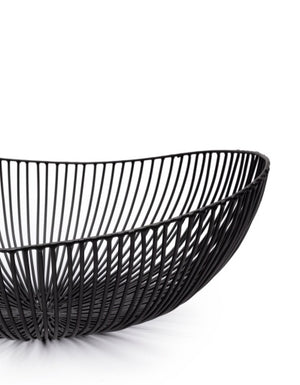 BASKET OVAL BLACK MEO