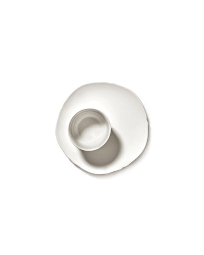 Sergio Herman White Silhoutte Dessert Plates - Set of 4