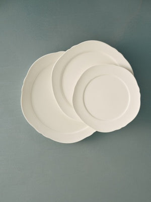 Sergio Herman White Silhoutte Dinner Plates - Set of 4