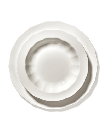 Sergio Herman White Silhoutte Dinner Plates - Set of 4