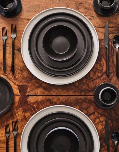 Dune Medium Porcelain Plates - Set of 2