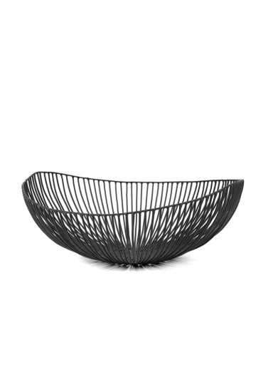BASKET OVAL BLACK MEO