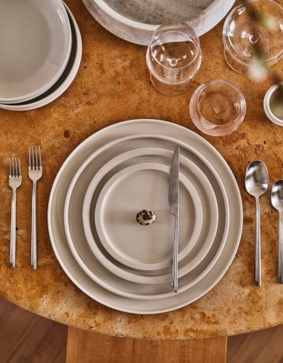 Dune Large Porcelain Plates - Set of 2