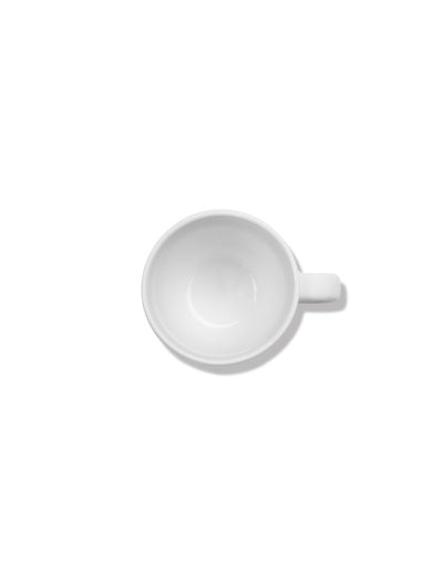 Passe-Partout Matte White Espresso Cups - Set of 4
