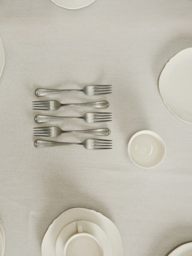 Sergio Herman White Silhoutte Dessert Plates - Set of 4