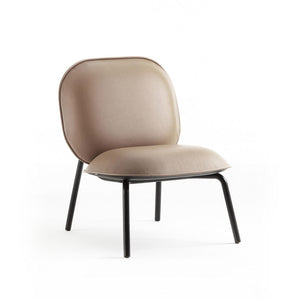 Tasca Lounge Chair & Ottoman Eco Leather Fabric - Indoor Use